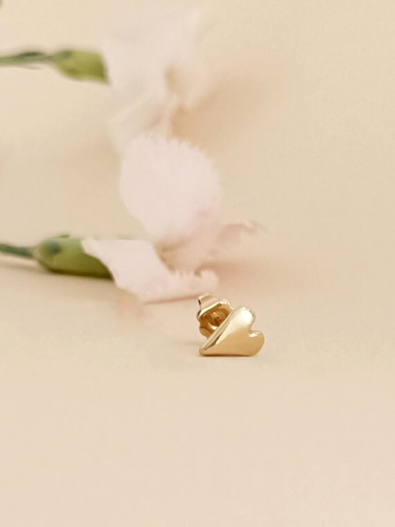 Mon boucle cœur doré love