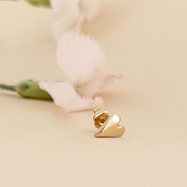 Mon boucle cœur doré love