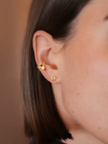 Mono boucle d'oreille bille Numéro 5