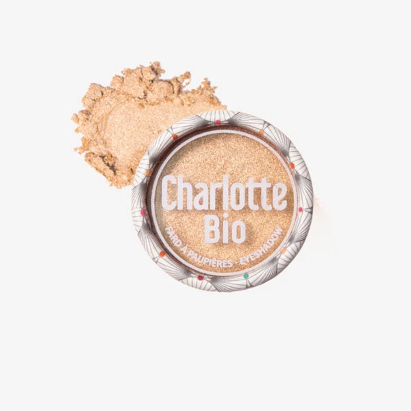 Fard à paupières light gold charlotte bio
