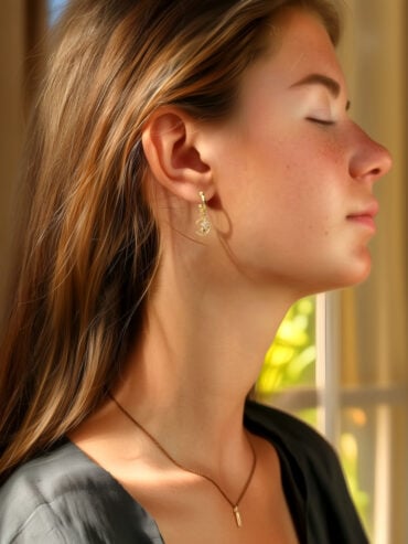 Boucles d'oreilles Pampilles Constellations