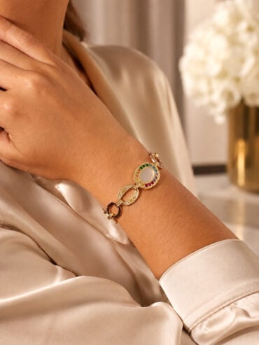 Bracelet Hera nacre naturelle femme