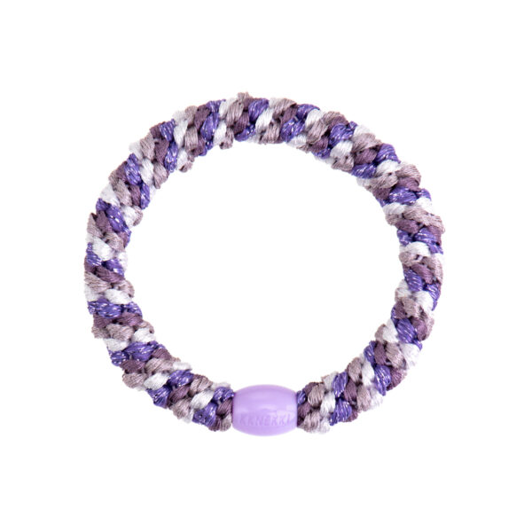 Elastique kknekki cheveux MIX lilas glitter