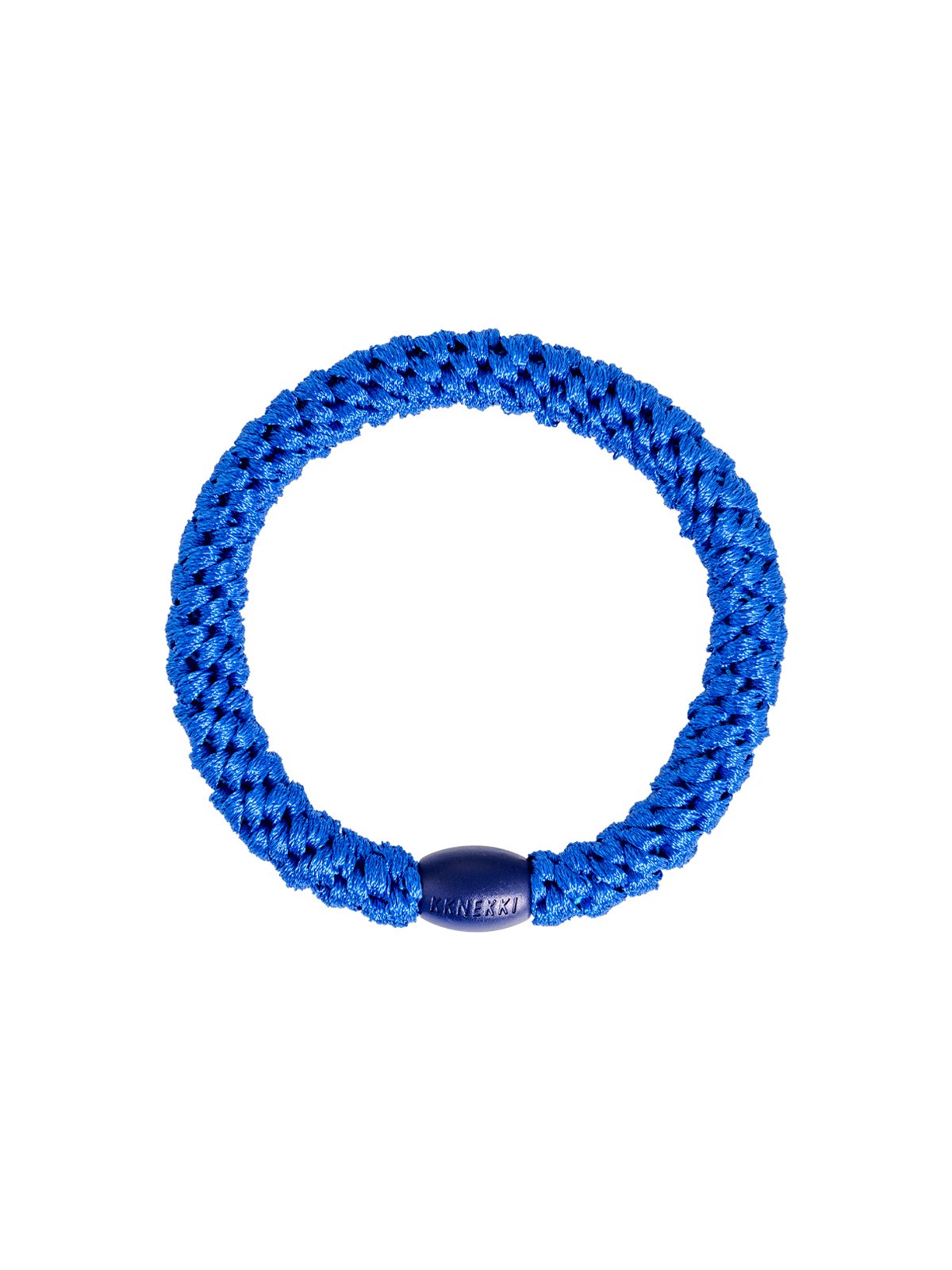 Elastique bracelet Kknekki Néon Blue 1 Elastique kknekki cheveux Néon blue