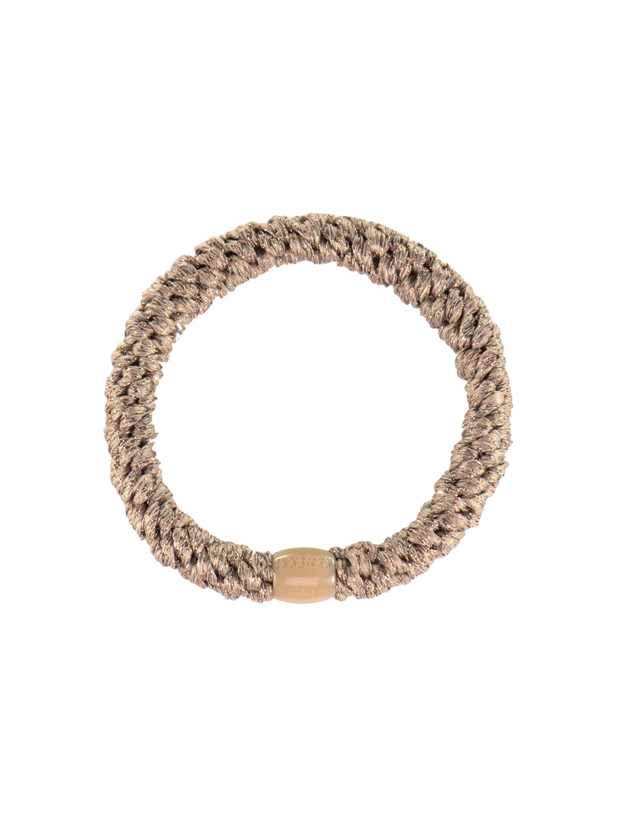 Elastique bracelet Kknekki Beige Taupe Glitter 1 Elastique kknekki cheveux beige taupe glitter