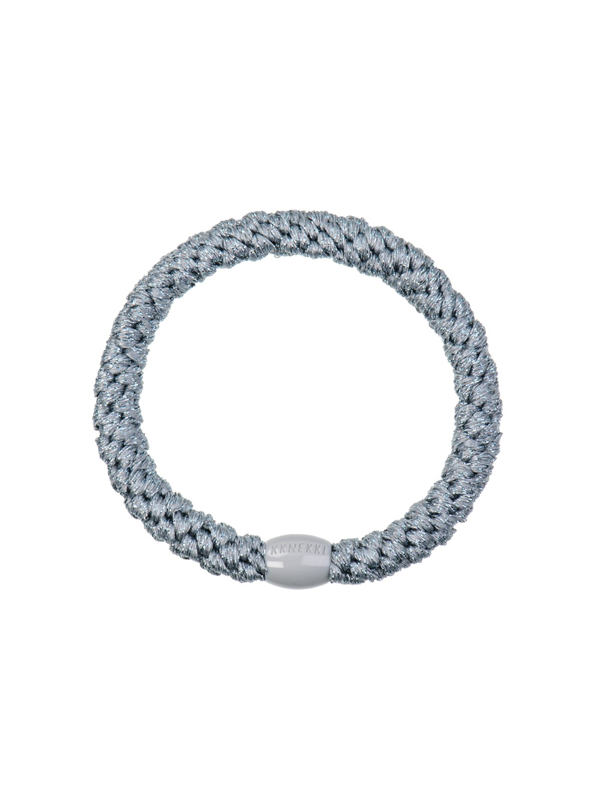 Elastique bracelet Kknekki Gris Oxford Glitter 1 Elastique kknekki cheveux gris Oxford glitter