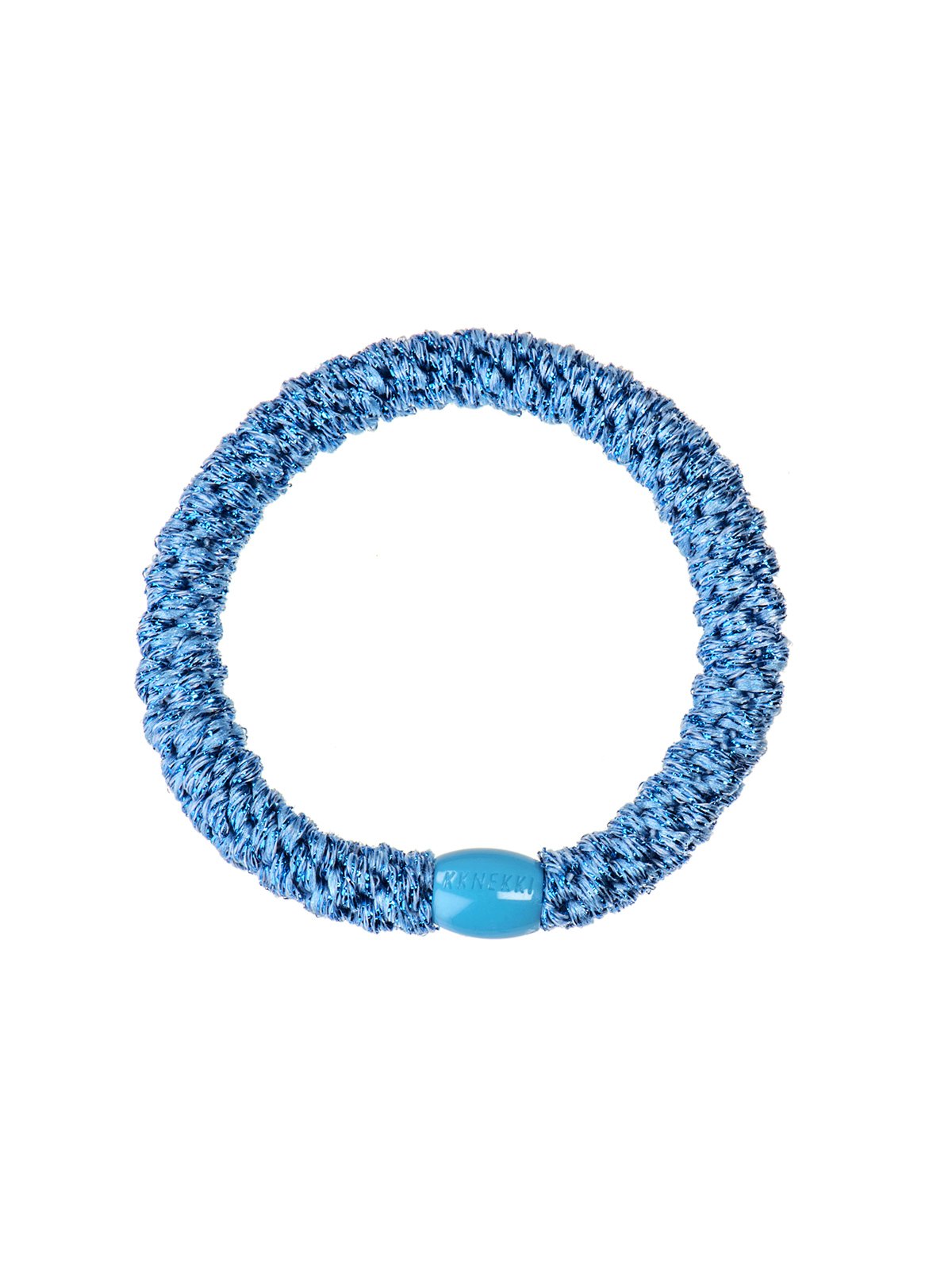 Elastique kknekki cheveux Bleu océan glitter