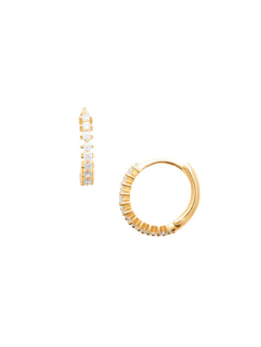 Mini créoles dorées Kos