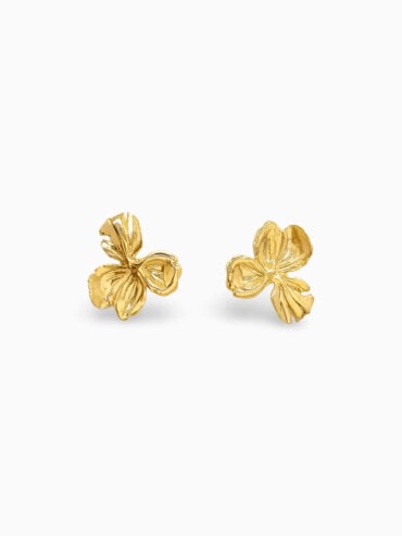 Bijoux fantaisie de créateurs 7 Puces d'oreilles Nemesis fleurs