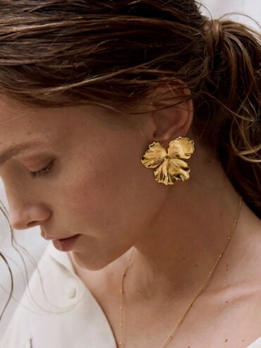 Boucles d'oreilles fleurs Nemesis Medium