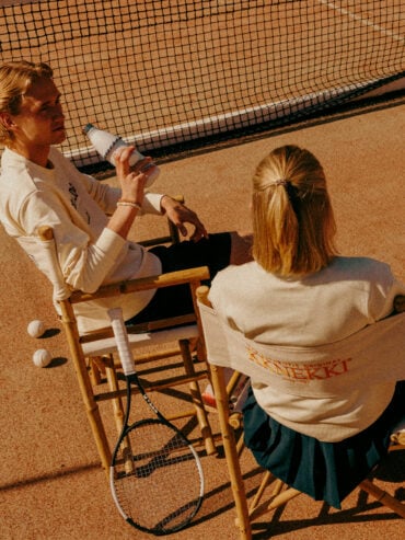 Elastique bracelet Kknekki Mix Bleu indigo ivoire