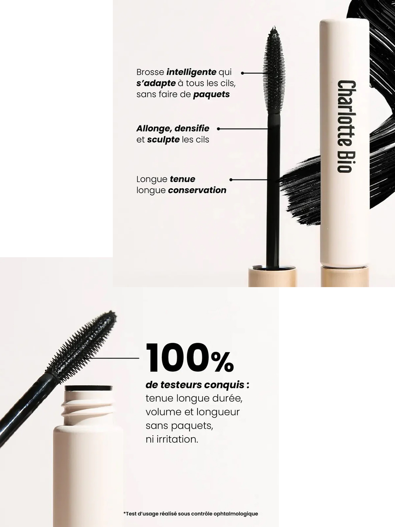 Mascara Volume Boost Naturel Marron 2 Mascara Volume Boost naturel Noir - Excellente qualité