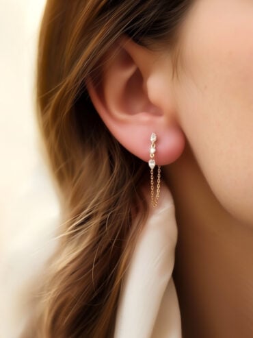 Mono Boucle d'oreille Firmament or