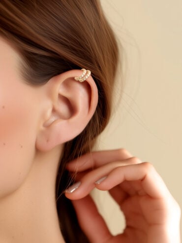 Bague d'oreille fine Clair de Lune