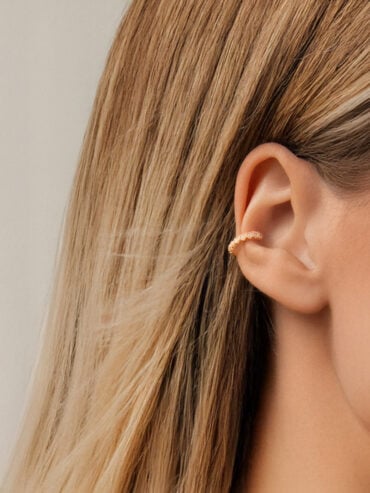 Bague d'oreille fine Clair de Lune - femme- zoom