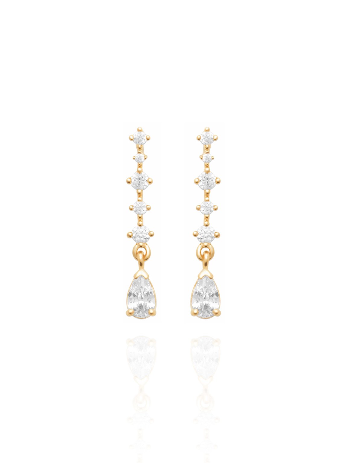 Boucles d'oreilles Valentine plaqué or