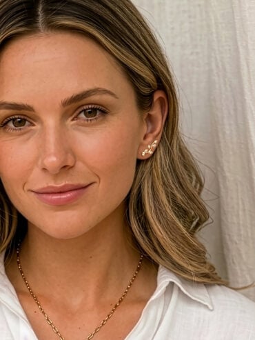 Contours d'oreilles floraux Louison