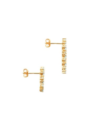 Puces d'oreilles étoiles plaqué or Juliette