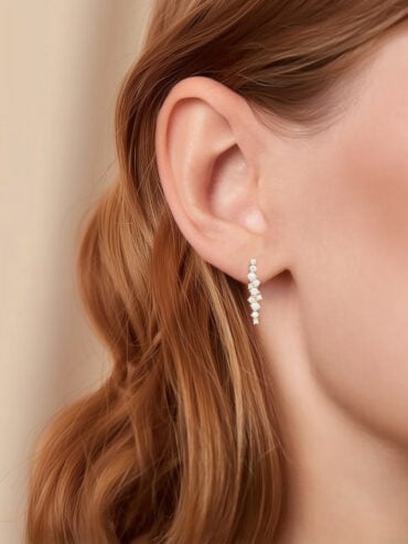 Puces d'oreilles étoiles plaqué or Juliette