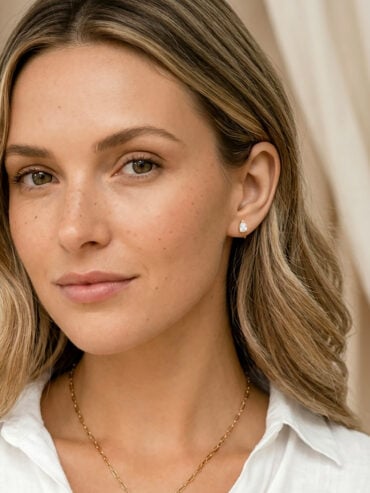 Mini Puces d'oreilles gouttes Nell