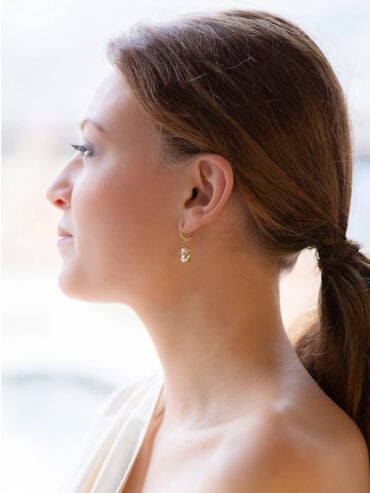 Boucles d'oreilles ondulées Lily