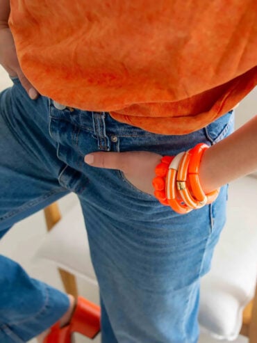 Bracelet Bombom Laranja