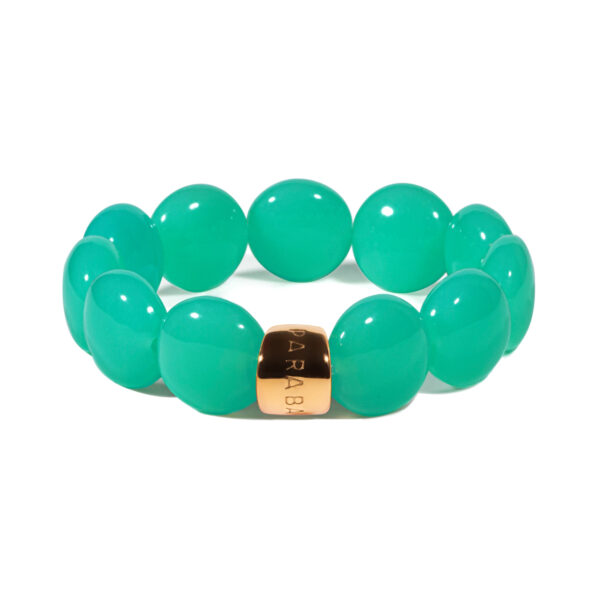 Bracelet Bombom turquesa - couleur : bleu vert turquoise