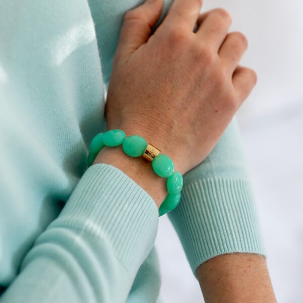 Bracelet Bombom LAGON - couleur : vert