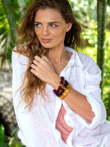 Bracelet Bombom Prune