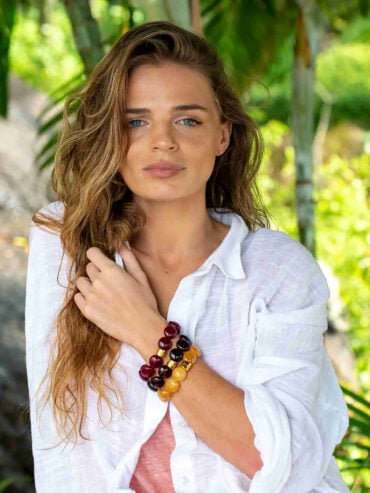 Bracelet Bombom Prune