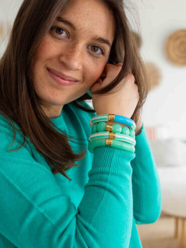 Bracelet Bombom Vert Lago