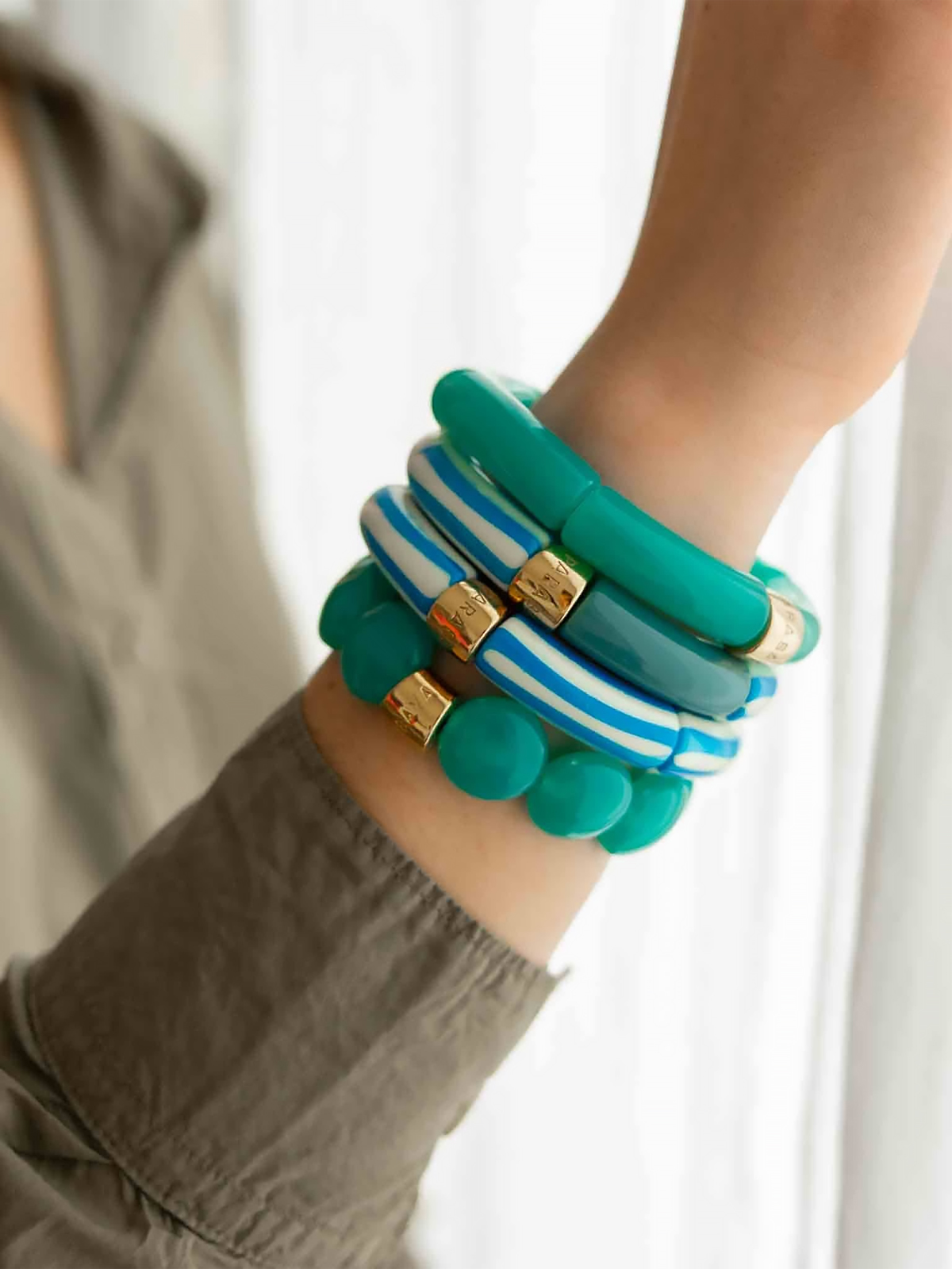 Bracelet Bombom Turquesa 4 Bracelet Bombom turquesa - couleur : bleu vert turquoise et mix bracelets riviera turquesa