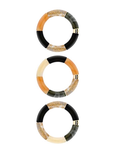 Bracelet Pipoca Black Night Noir