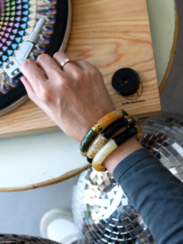 Bracelet Pipoca Black Night Noir