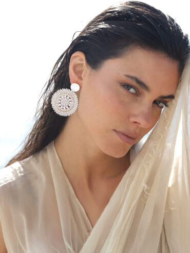 Boucles d'oreilles Mini Espagnola Sable