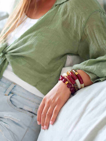 Bracelet Bombom Prune