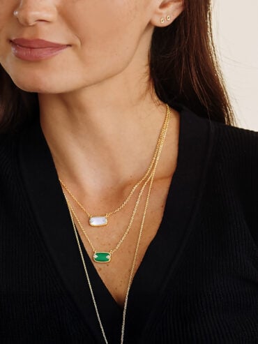 Collier Sangha Onyx vert