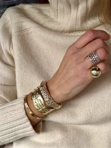 Jonc Croco or mat Cavallo