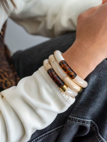 Bracelet Pipoca Jaguar Beige