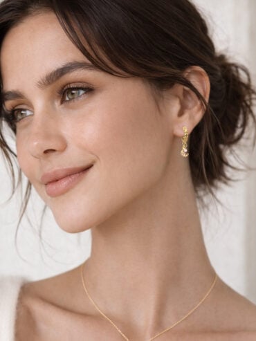 Boucles d'oreilles Nahé Lune