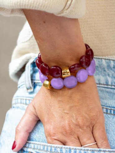 Bracelet Bombom Lilas