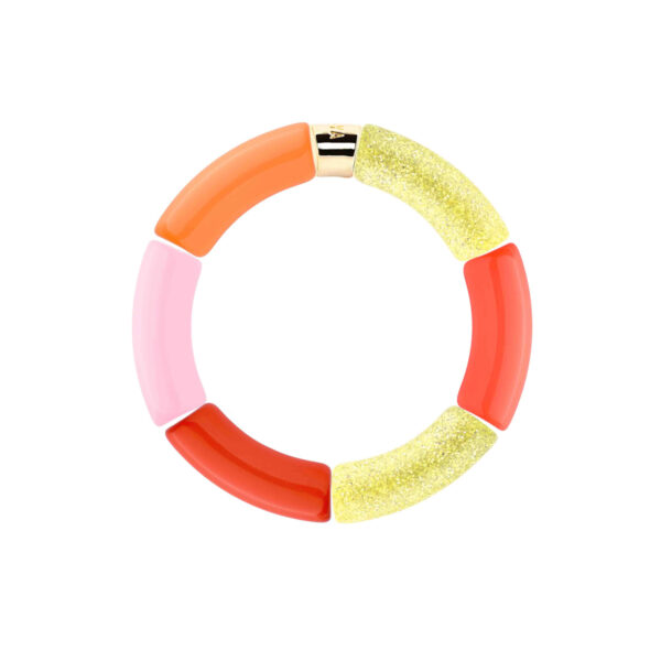 Bracelet 3 olala jaune soleil - Collection Pipoca