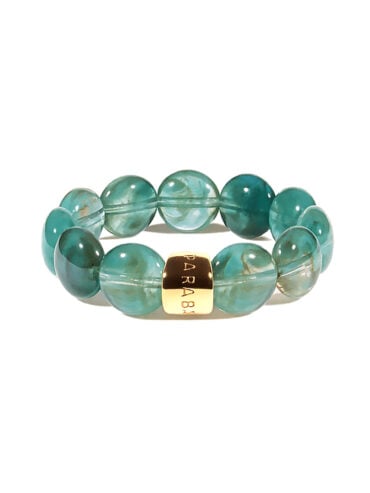 Bracelet Bombom Cristallin vert ambré