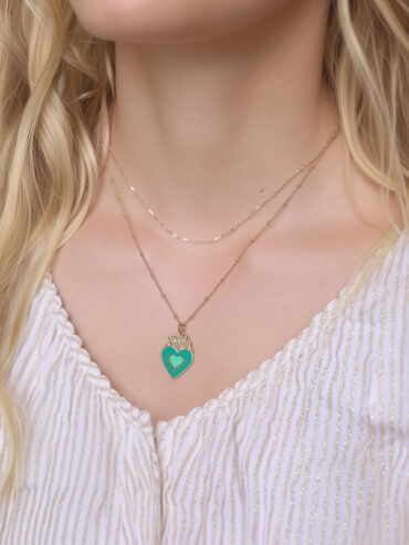 Collier fin Frida Lagon