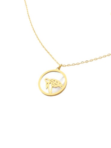 Collier Médaille Tortue