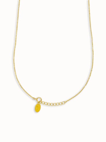 Collier fleur dorée Silane