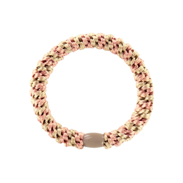 Elastique kknekki lin rosé - chouchou cheveux