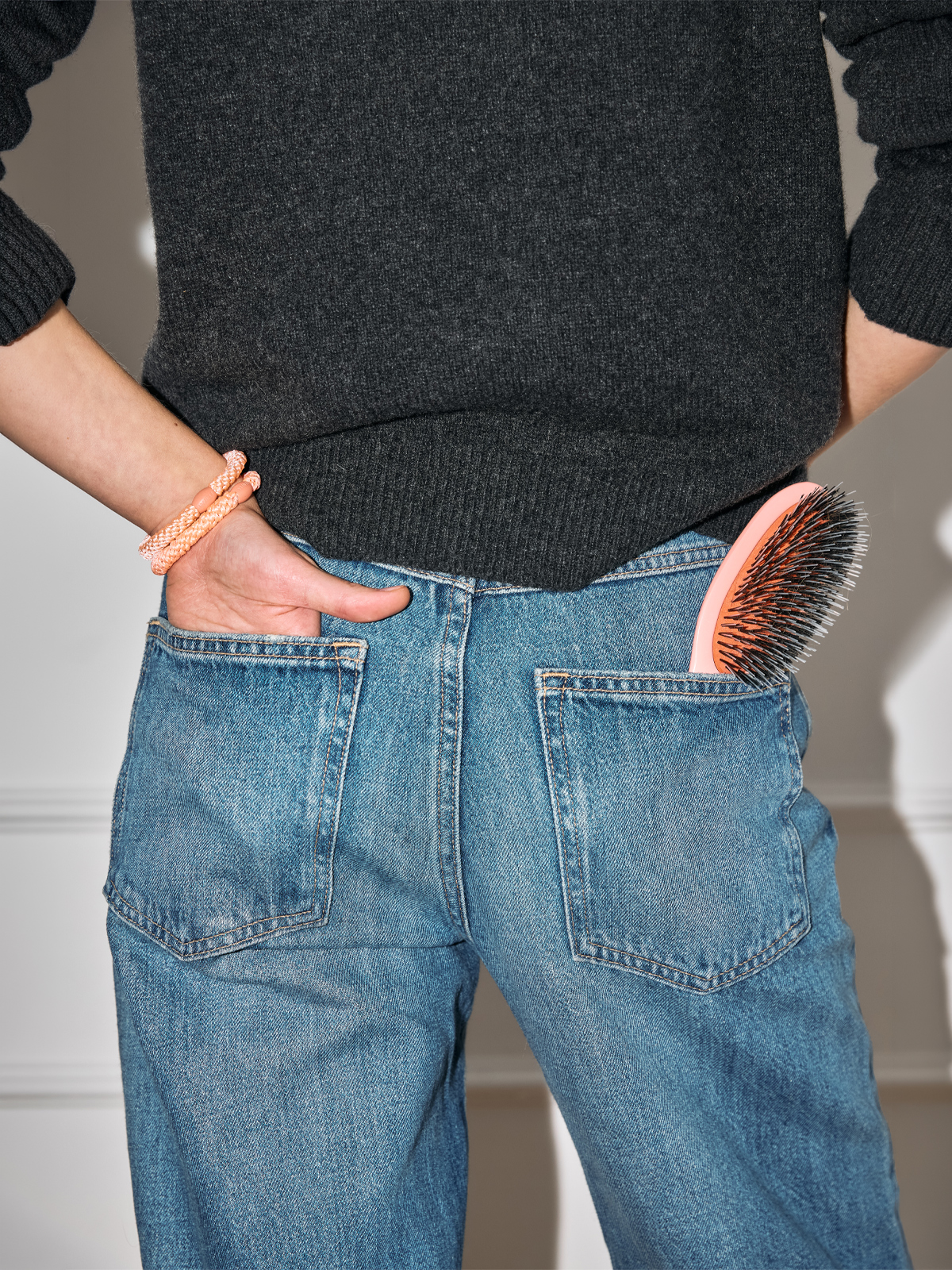 Elastique bracelet Kknekki Pêche Sunset 2 Elastique cheveux kknekki pêche sunset femme