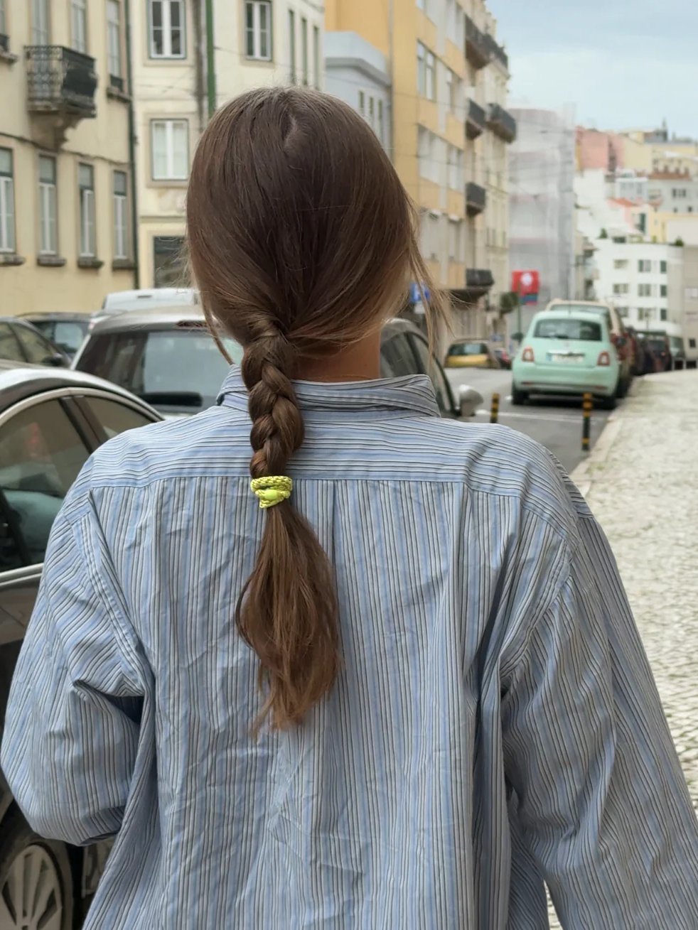 Elastique bracelet Kknekki citron vert 2 Elastique cheveux kknekki citron vert