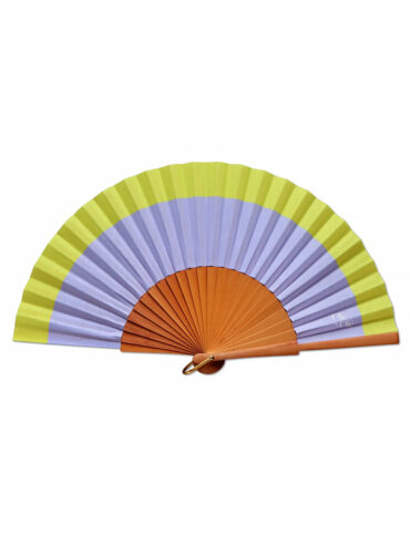 éventail Mauve citron vert - présentation